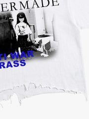 Anti-War Graphic Brushed Tee