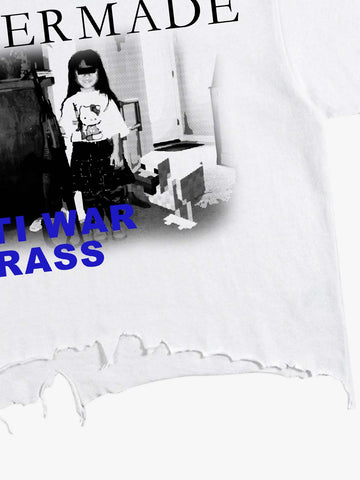 Anti-War Graphic Brushed Tee