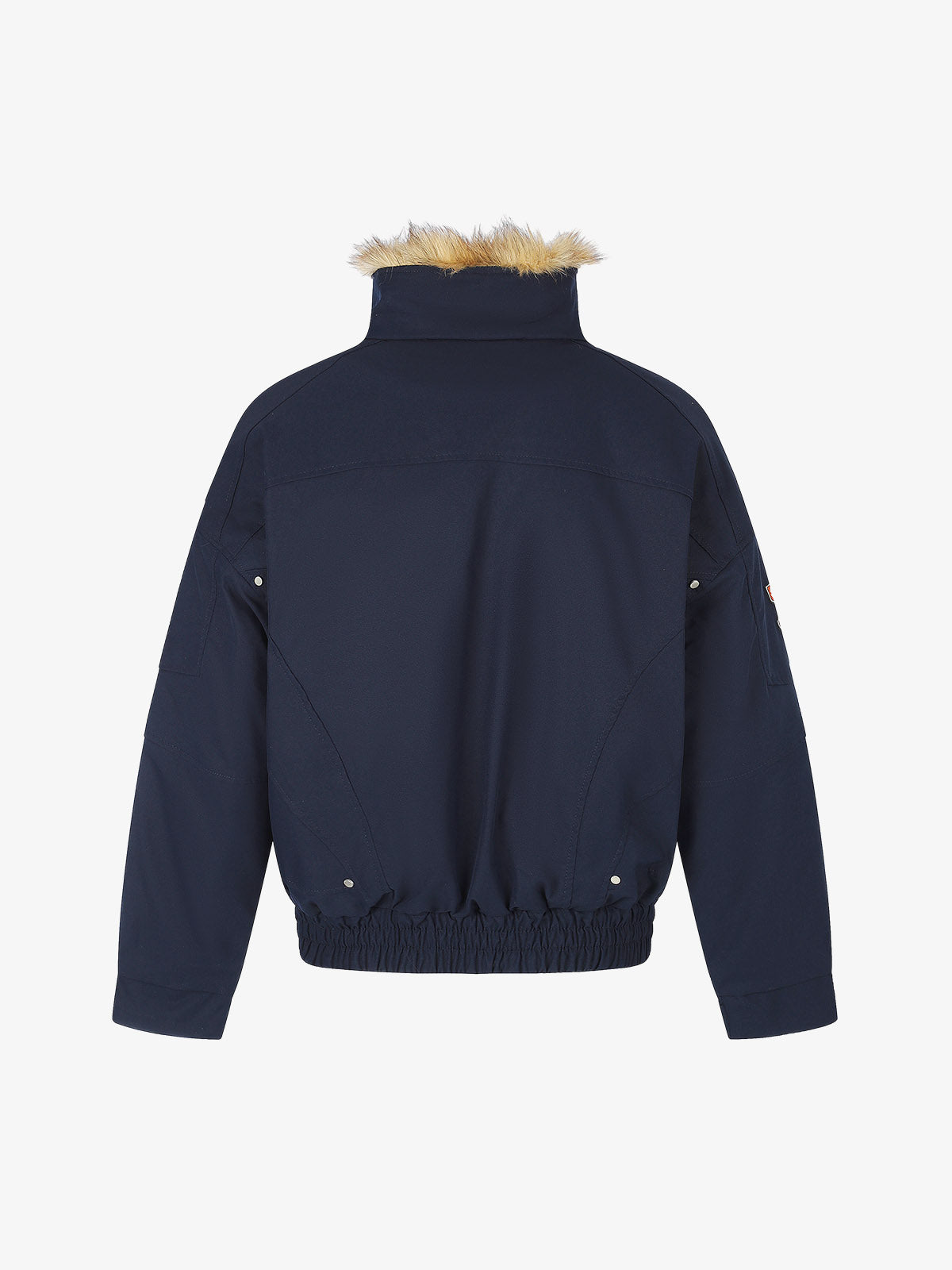 Studded Badge Embroidered Padded Coat