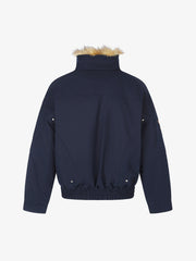 Studded Badge Embroidered Padded Coat