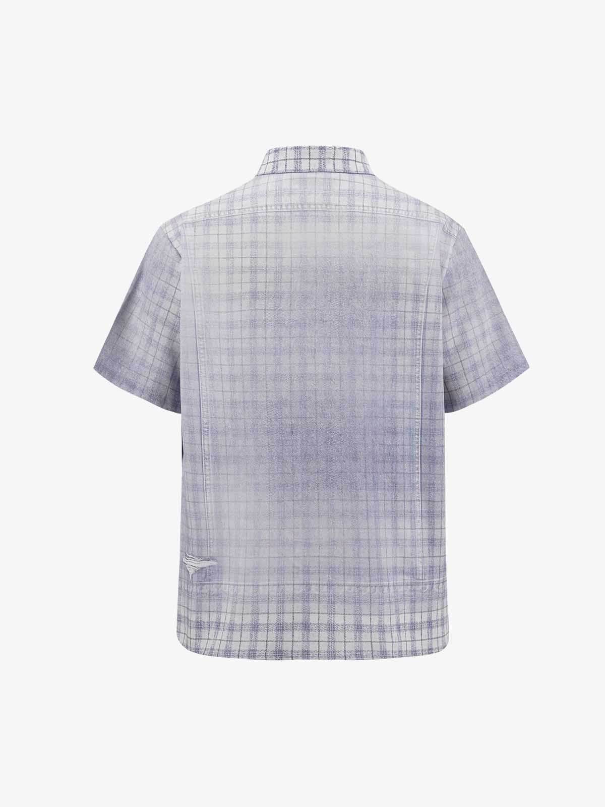 Vintage Washed Plaid Shirt