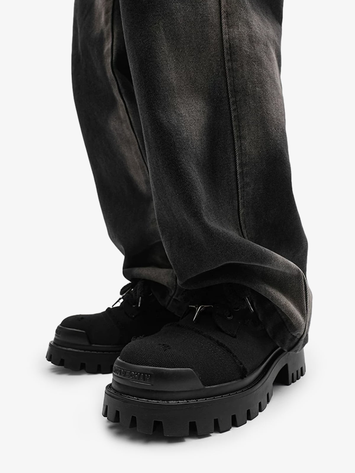 Four-Point Star Denim Chunky Casual Shoes