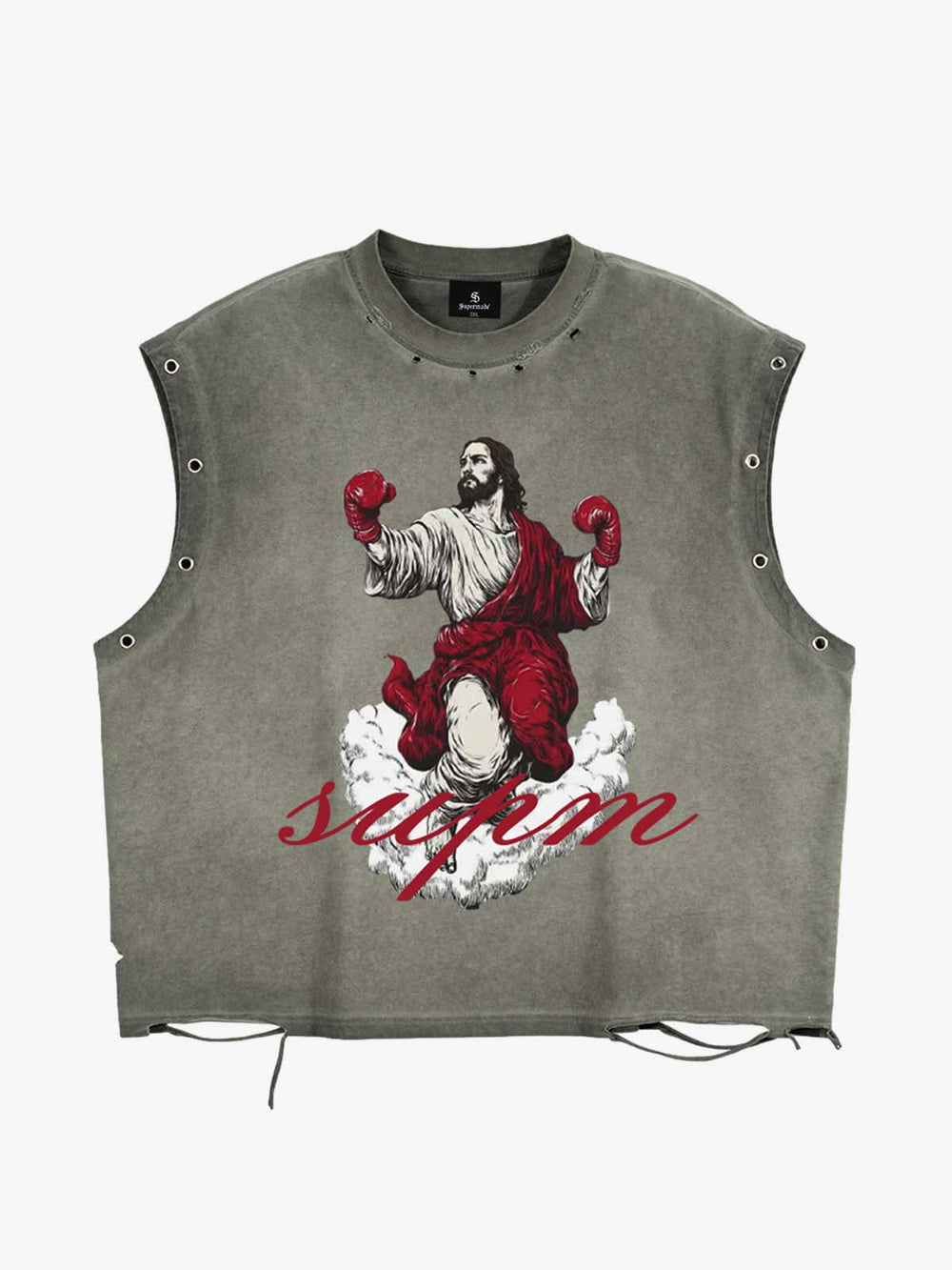 Boxing Jesus Graphic Tank