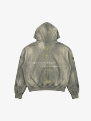 Skull Graphic Washed Hoodie