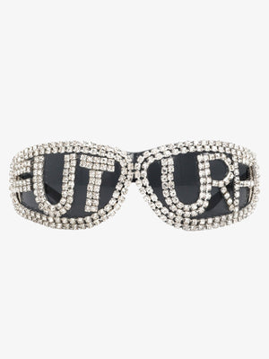 Rhinestone Embellished Sunglasses