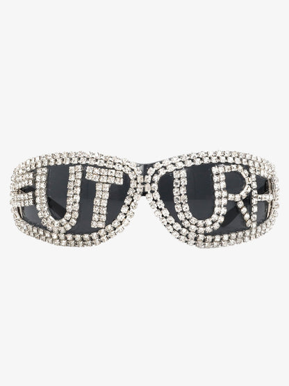 Rhinestone Embellished Sunglasses