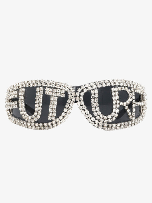 Rhinestone Embellished Sunglasses