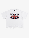 Union Jack Graphic Ripped Layered Tee