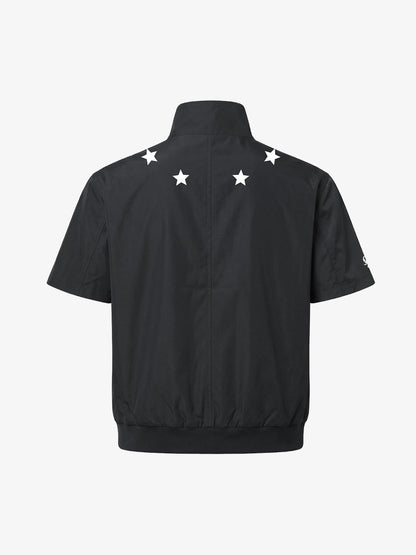Star Print Short Sleeve Jacket