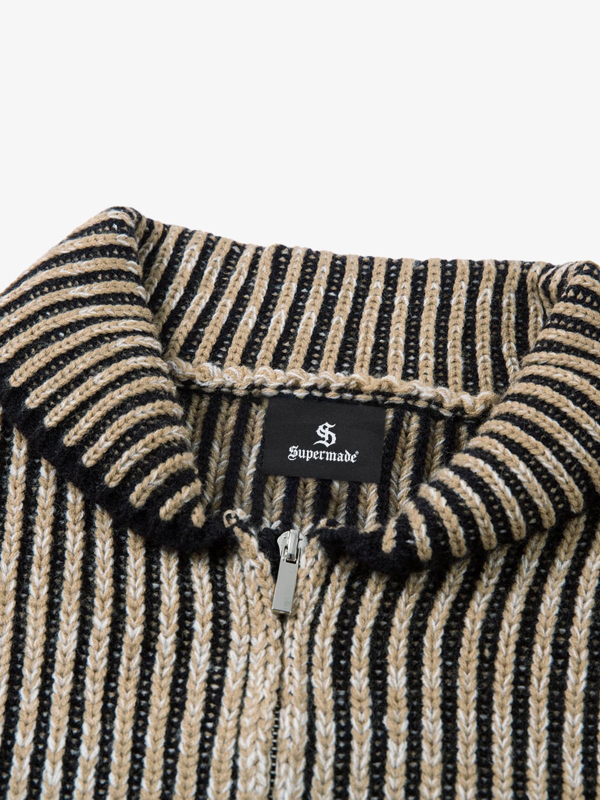 Striped Zip-Up Jacket for Casual Elegance 