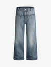 High-Waisted Wide-Leg Jeans for Women - Stylish and Comfortable Denim Trousers 