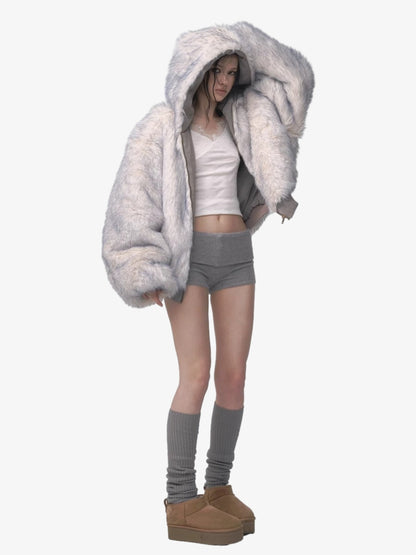 Winter Warmth Bomber Jacket with Faux Fur Trim - Stylish and Cozy Outerwear for Cold Weather 