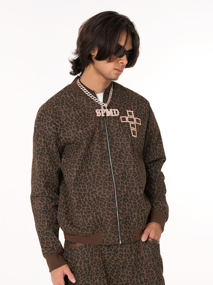 SUPM Graffiti Print and Cross Frame Leopard Print Set 