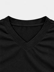 Reflective Patchwork Embroidered Long Sleeve Tee