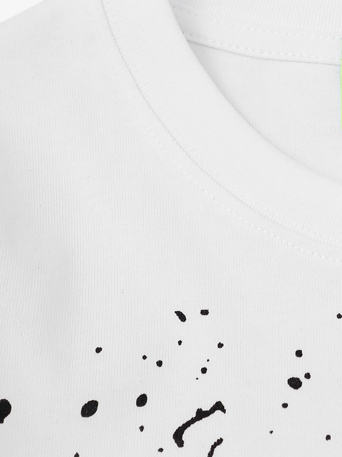 Langarmshirt mit dunklem Grafikprint