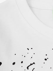 Langarmshirt mit dunklem Grafikprint