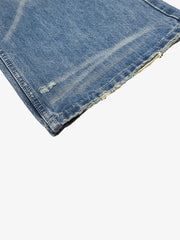 Whisker-Faded Washed Jeans
