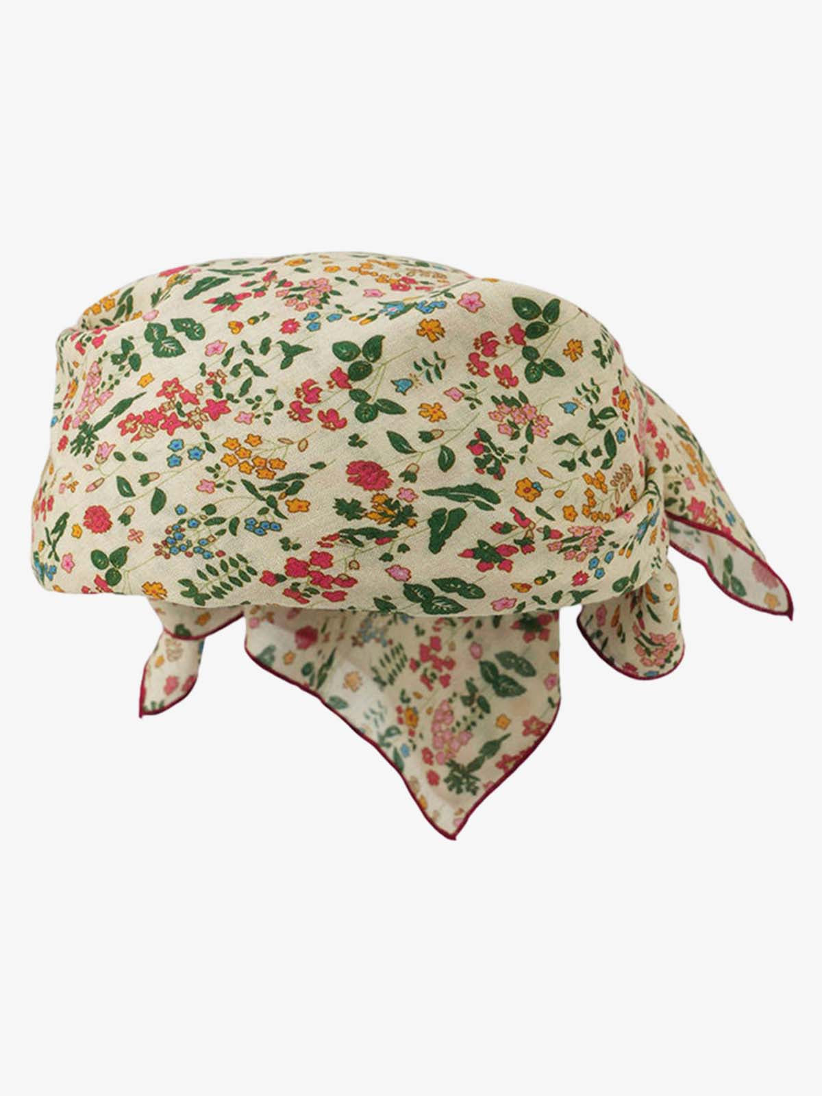 Floral Satin Feel Bandana 