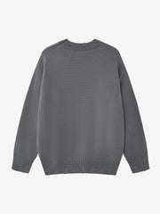 Skull Skeleton Graphic Knit Sweater