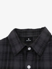 Camicia a maniche lunghe con stampa mimetica e ritratto