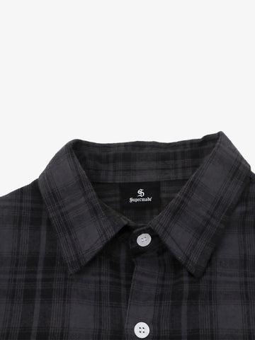 Camouflage Portrait Print Long-Sleeve Shirt
