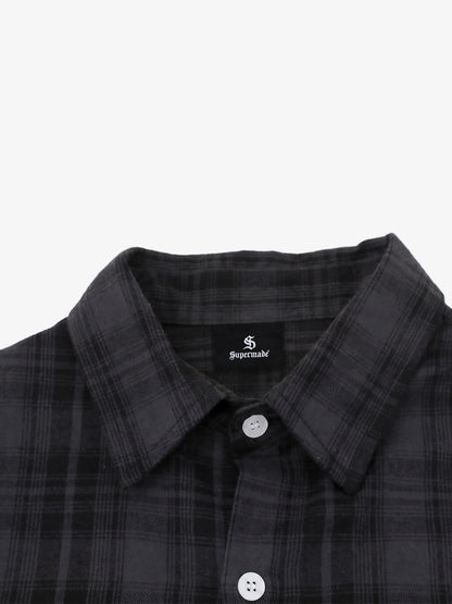 Camouflage Portrait Print Long-Sleeve Shirt