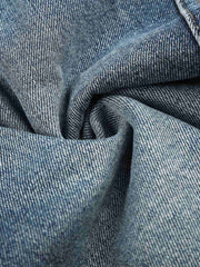 Arbeitskleidungs-Shorts mit Farbblockmuster