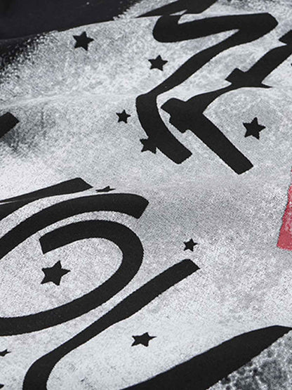 Cotton ME YOU Graphic Print Oversized T-Shirt for Men and Women 