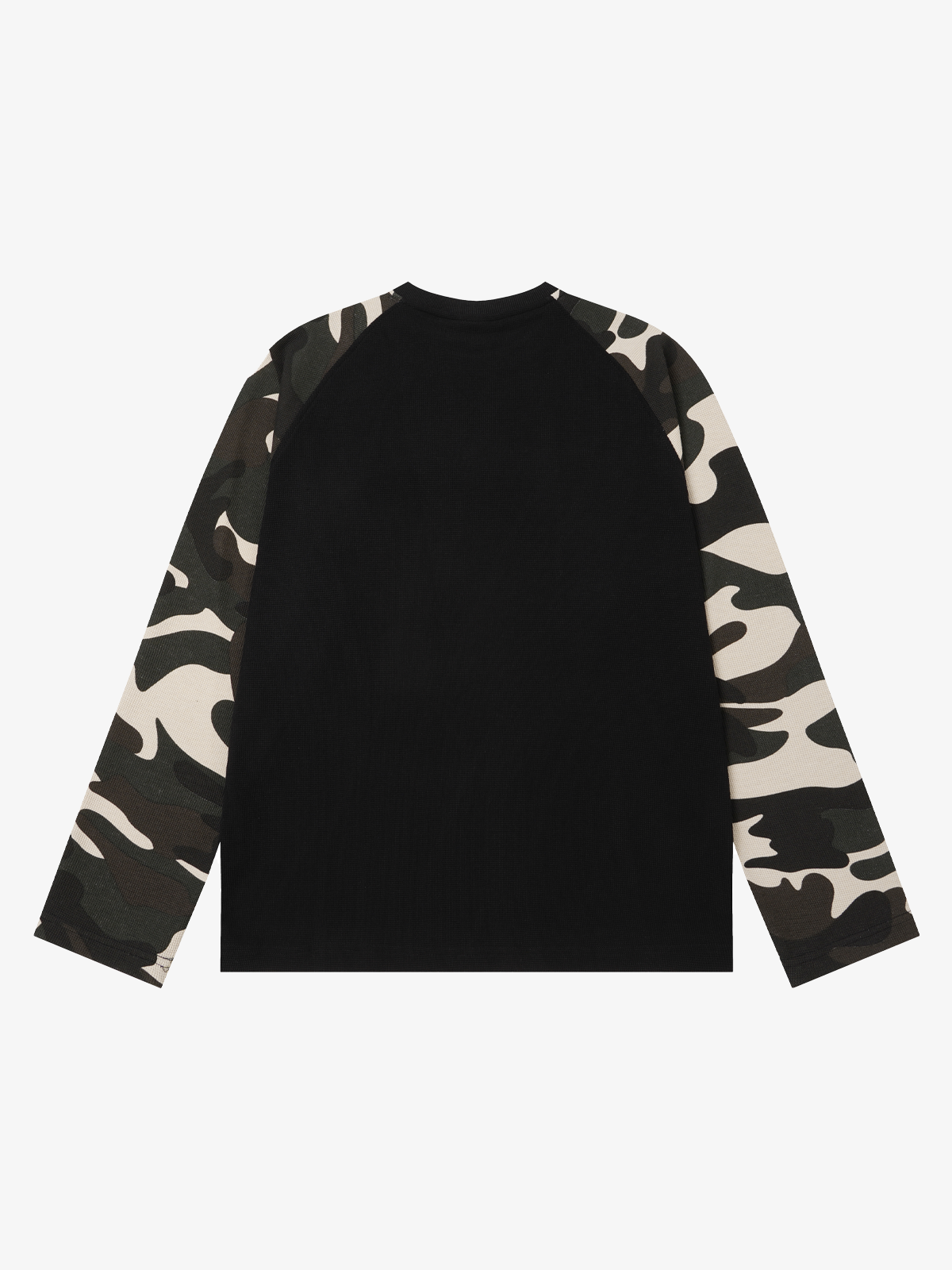 Camo Raglan Graphic Long-Sleeve Tee