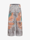 Abstrac Paint-Splattered Panel Jeans 