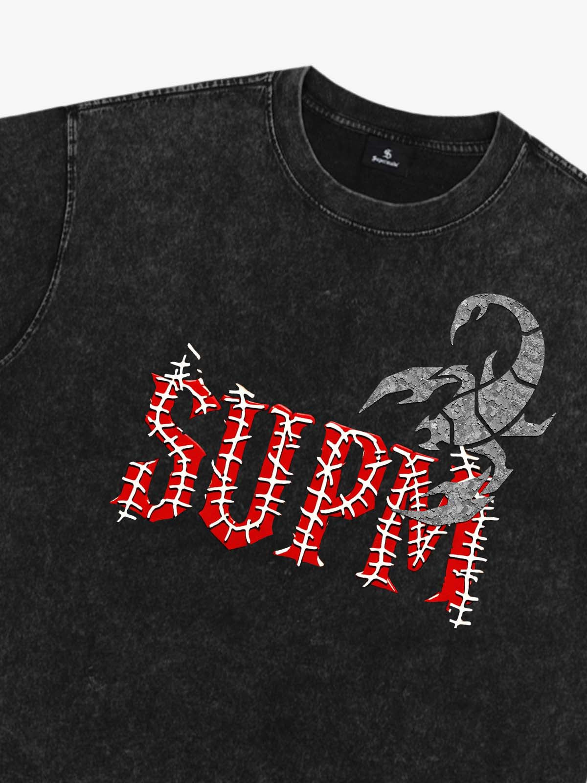 Washed Scorpion Graphic T-Shirt 