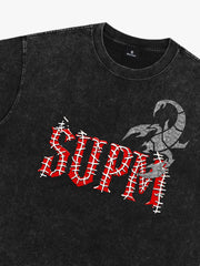 Washed Scorpion Graphic T-Shirt 