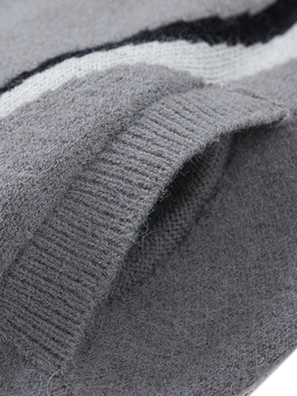 Thesupermade Retro Racing Bomber Sweater Jacket 
