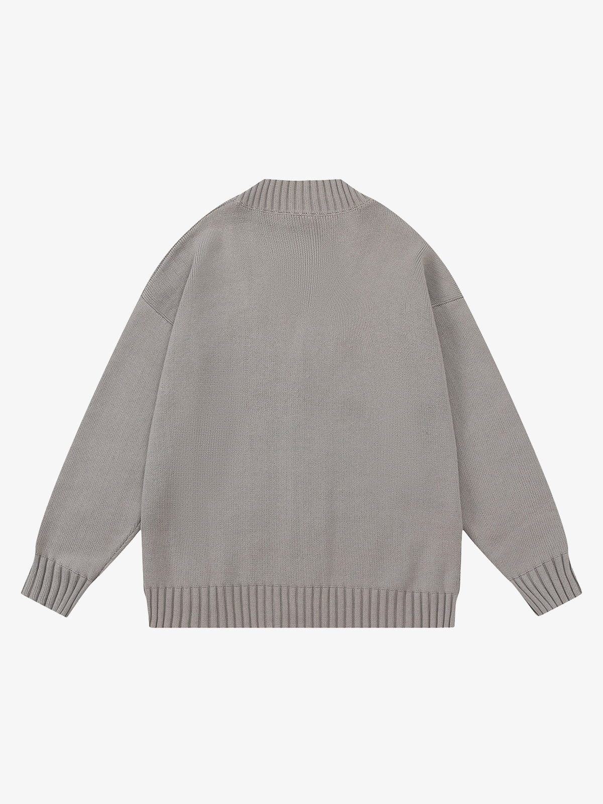 Cotton Blend Oversized V-Neck Cardigan Sweater for Men and Women 