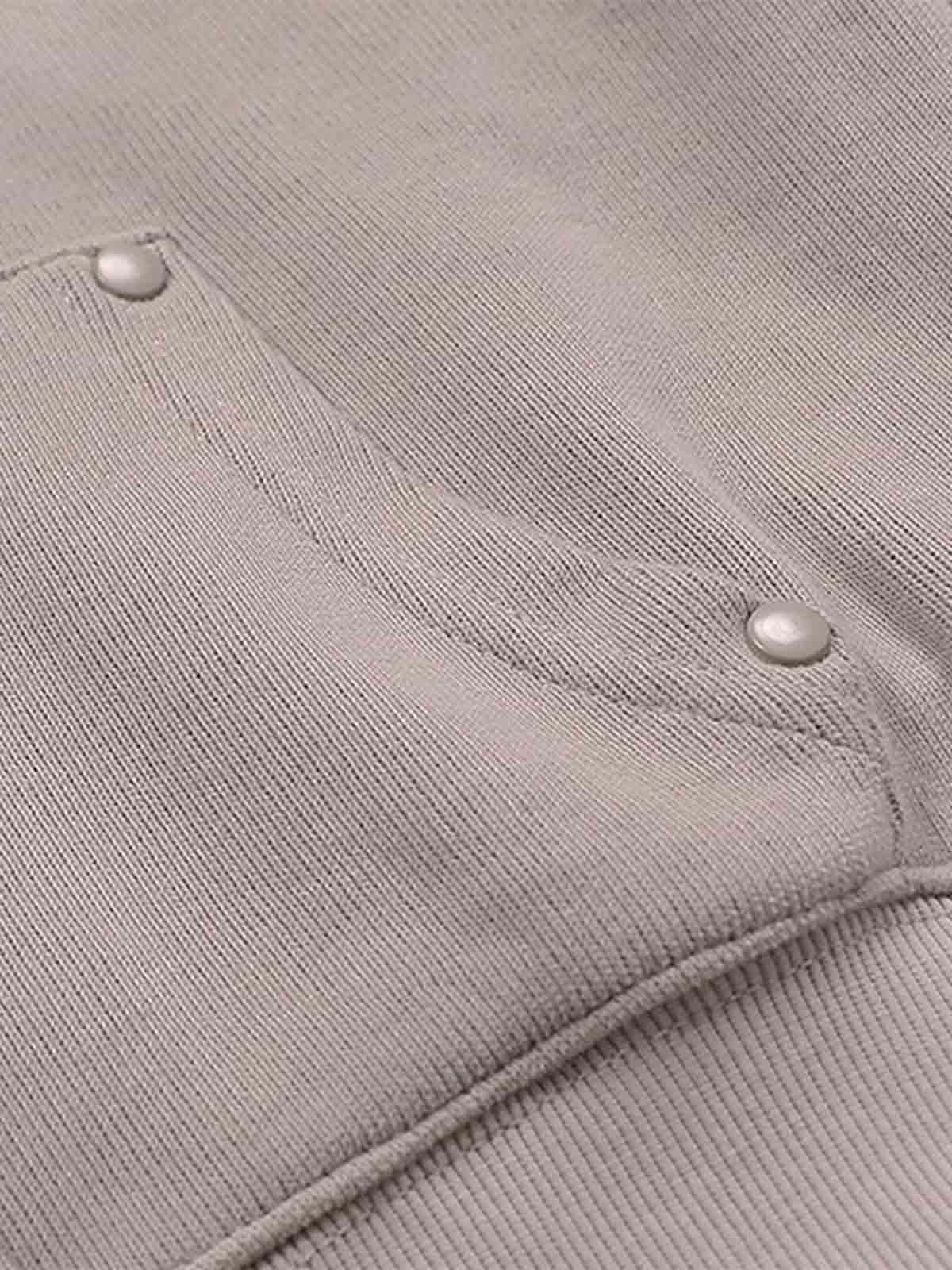 Embroidered Cropped Sweatshirt