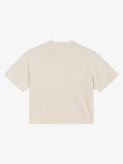 Distressed Safety Pin Cropped T-Shirt 
