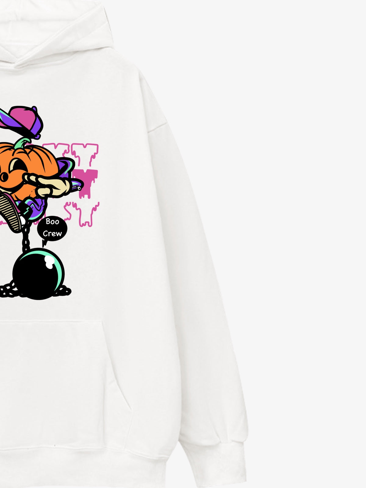 Golden Hour Boo Crew Pumpkin Hoodie 