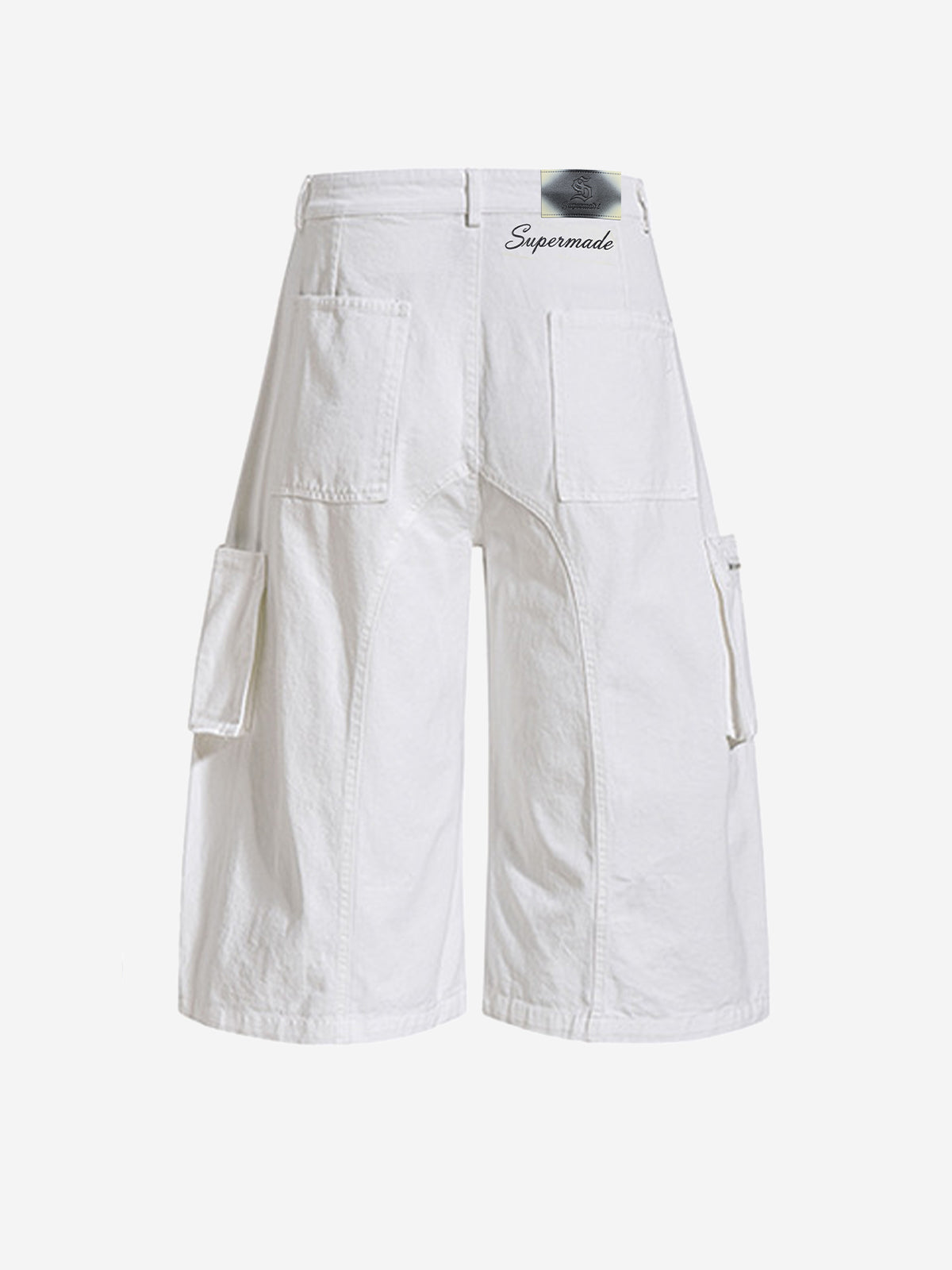 Y2K Lace Up Ruched Wide Leg Cargo Shorts