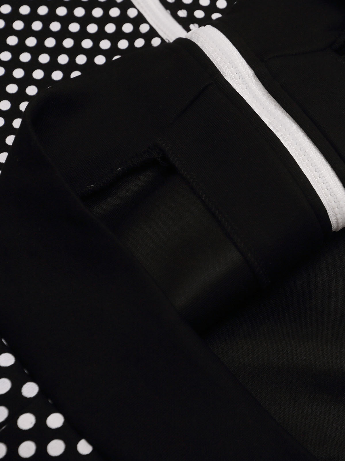 Polka-Dot Script Graphic Jacket