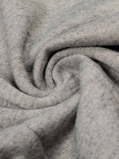 Contrast Check Waist Wide Leg Drawstring Sweatpants