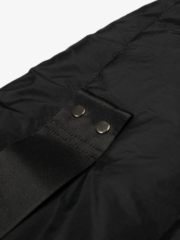 Vintage Asymmetric Zip High-Neck Puffer Jacket 