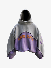 Sculpted Seam Cropped Hoodie & Curved-Leg Sweatpants Set