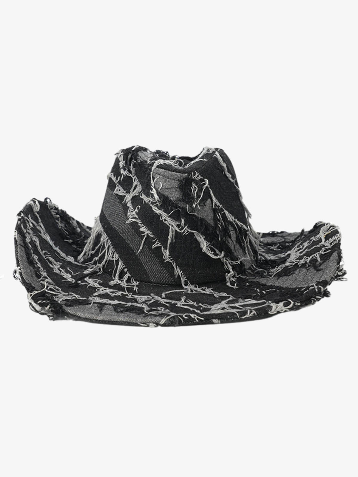 Distressed Patchwork Cowboy Hat 