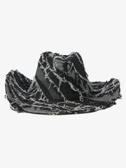 Distressed Patchwork Cowboy Hat 