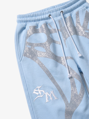 Spiderweb Graphic Full-Zip Hoodie & Sweatpants Set