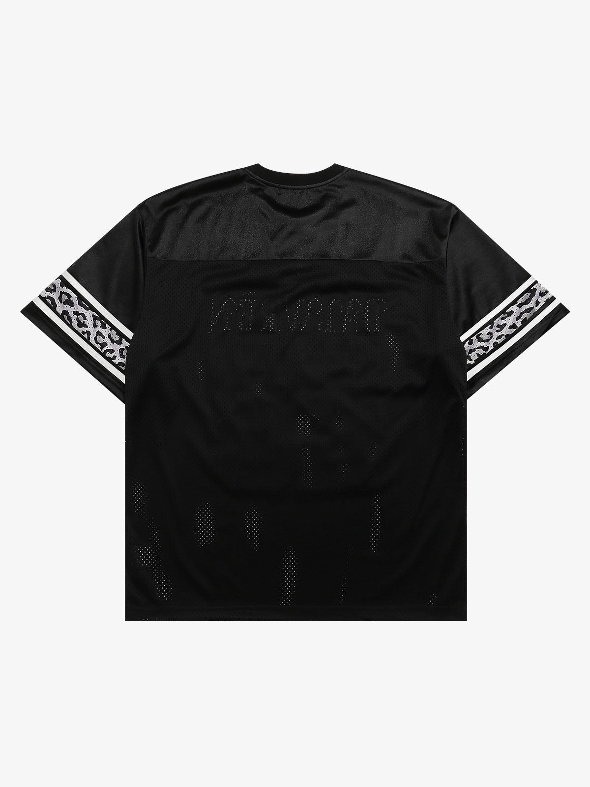 Leopard Patchwork Mesh Jersey Tee