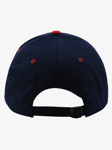 Cappellino da baseball bicolore con ricamo USA