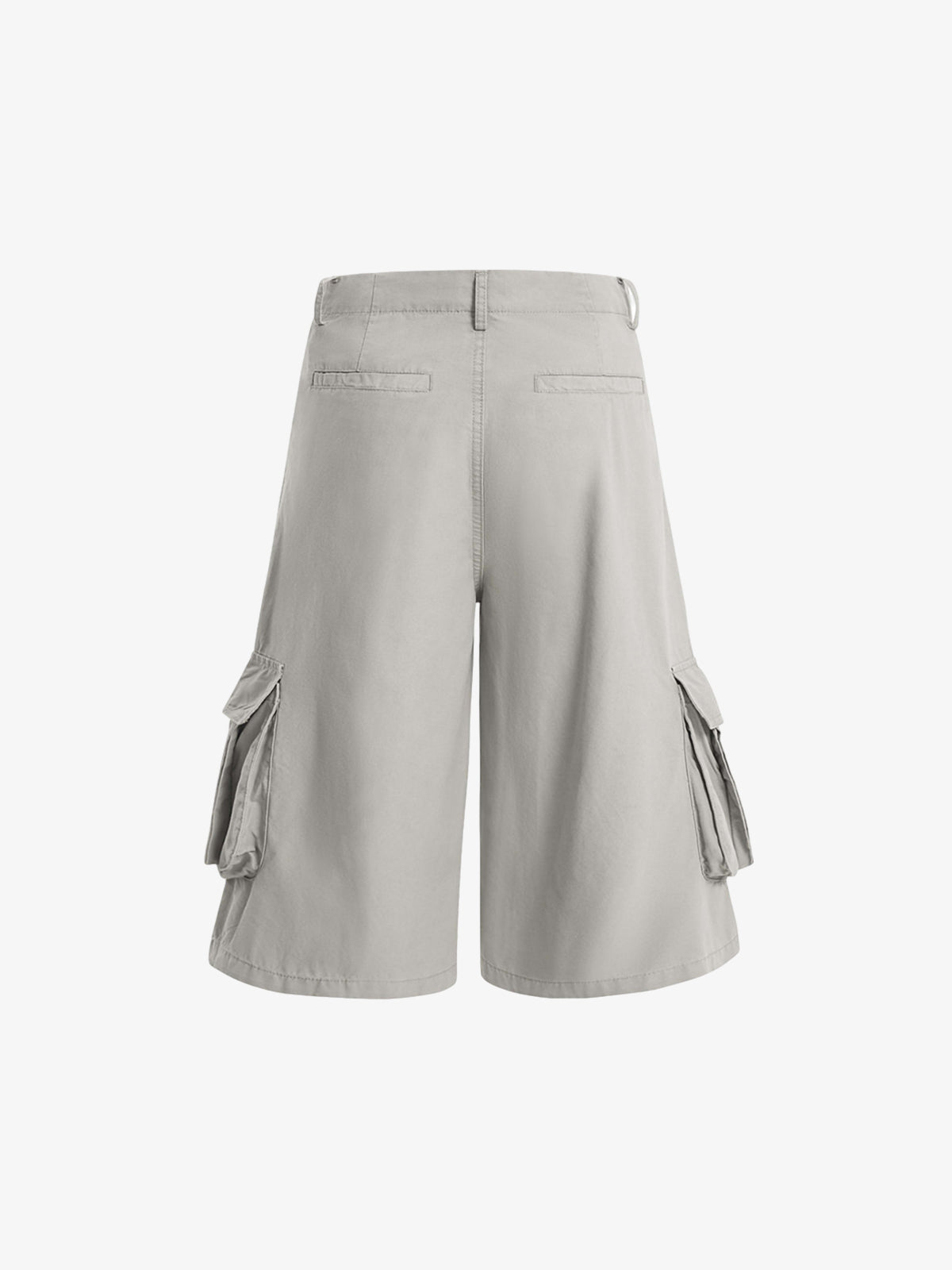 Multi-pocket Cargo Pleated Casual Jorts 