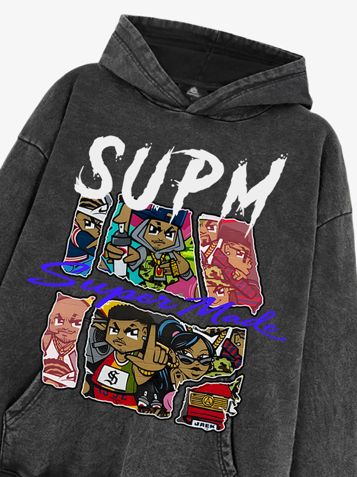 Stylish Graphic Hoodie with Vibrant Artwork for Casual Wear 
