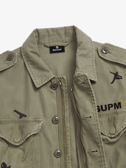 Figure Embroidered M65 Field Jacket